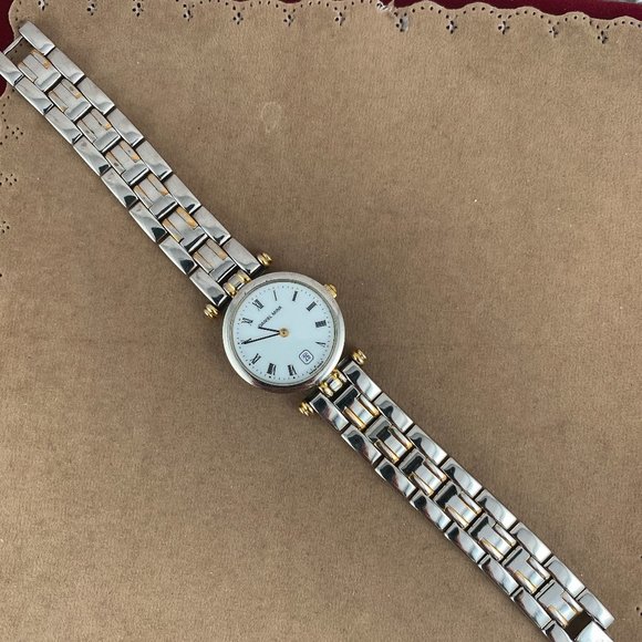 Vintage 2 Tone Gold Designer Daniel Mink Watch - Picture 6 of 7